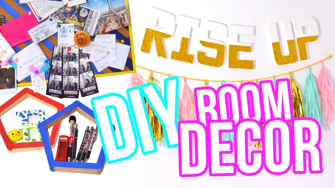 ¡Decora tu Habitacion TUMBLR! DIY Room Decor | Rachel Tisdale