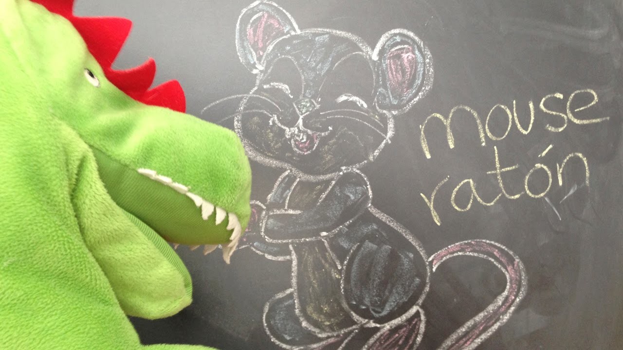 APRENDE a dibujar un ratón paso a paso con dibujos, pinta animales con perrito y dino