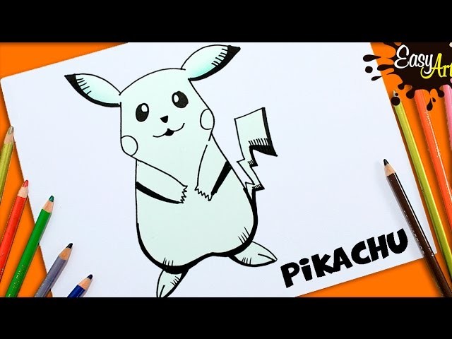 DIBUJOS POKEMON GO│Cómo Dibujar a Pikachur│How to draw Pikachur