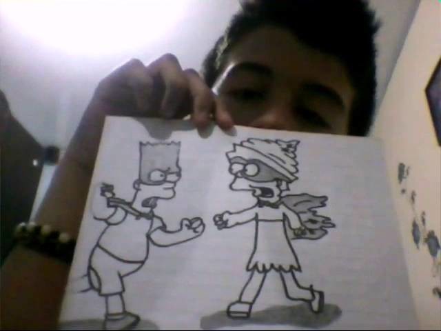 MIS DIBUJOS DEL PASADO #2.KAWAII Y SIMPSON.;)