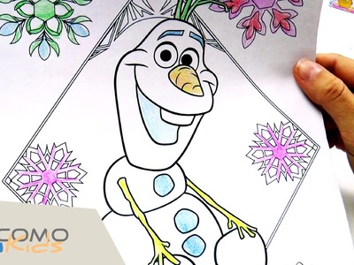Pintar dibujos de Frozen - Olaf