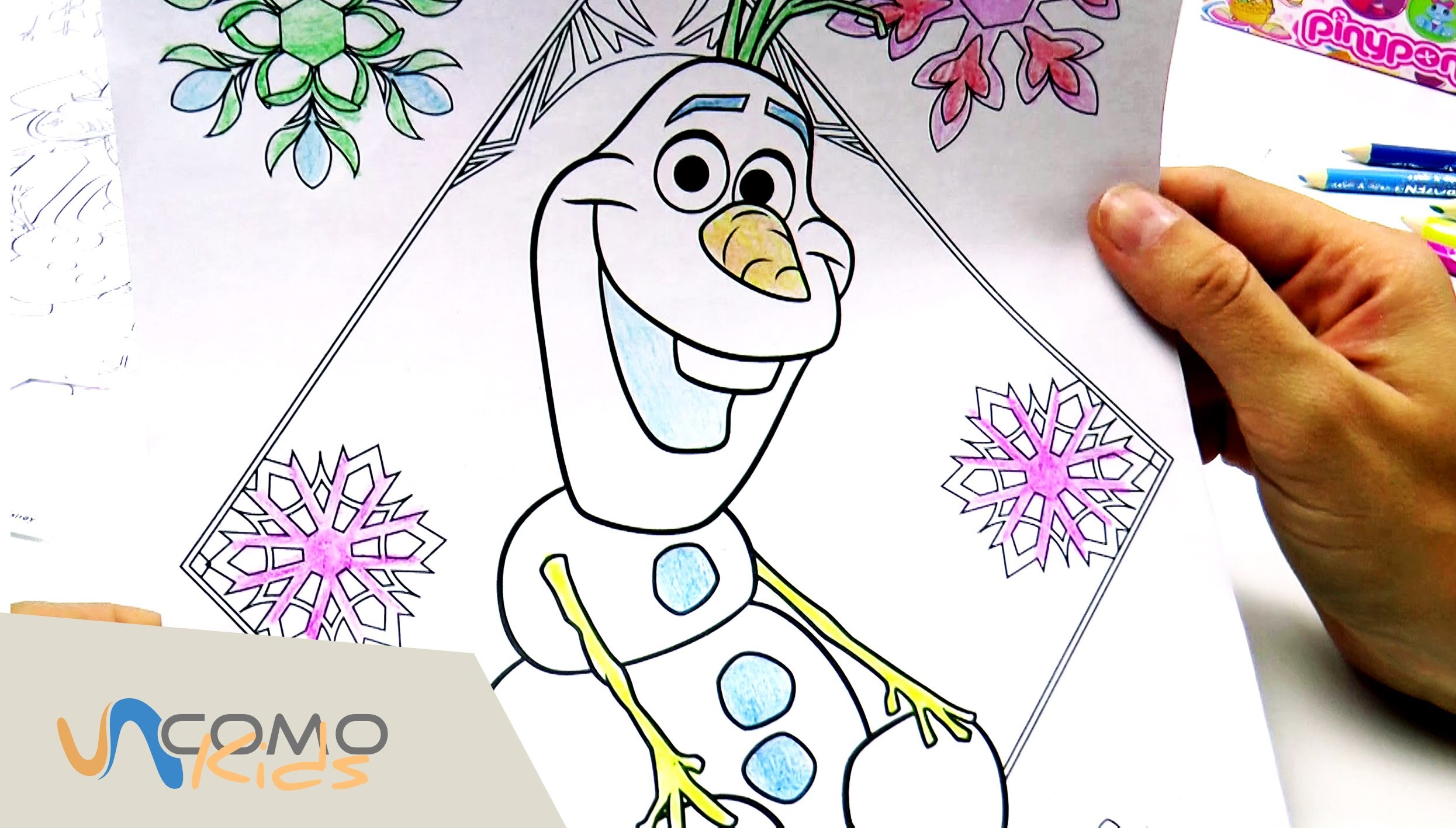 Pintar dibujos de Frozen - Olaf