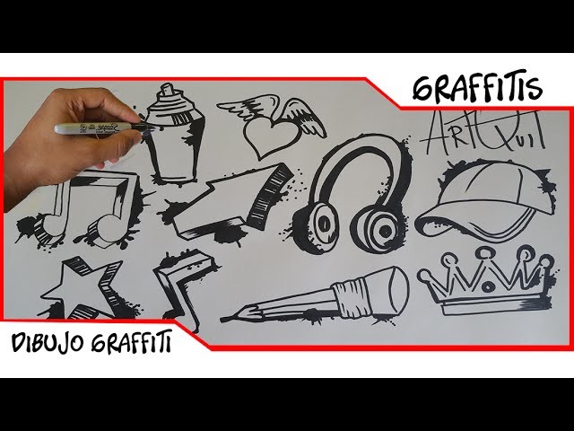 Top 10 Dibujos para Hacer Graffitis | ArtQuit Draw