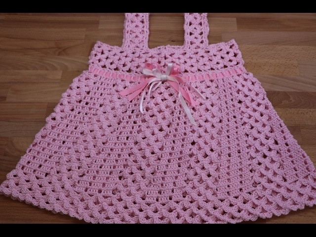Crochet Vestidos para Niñas paso a paso