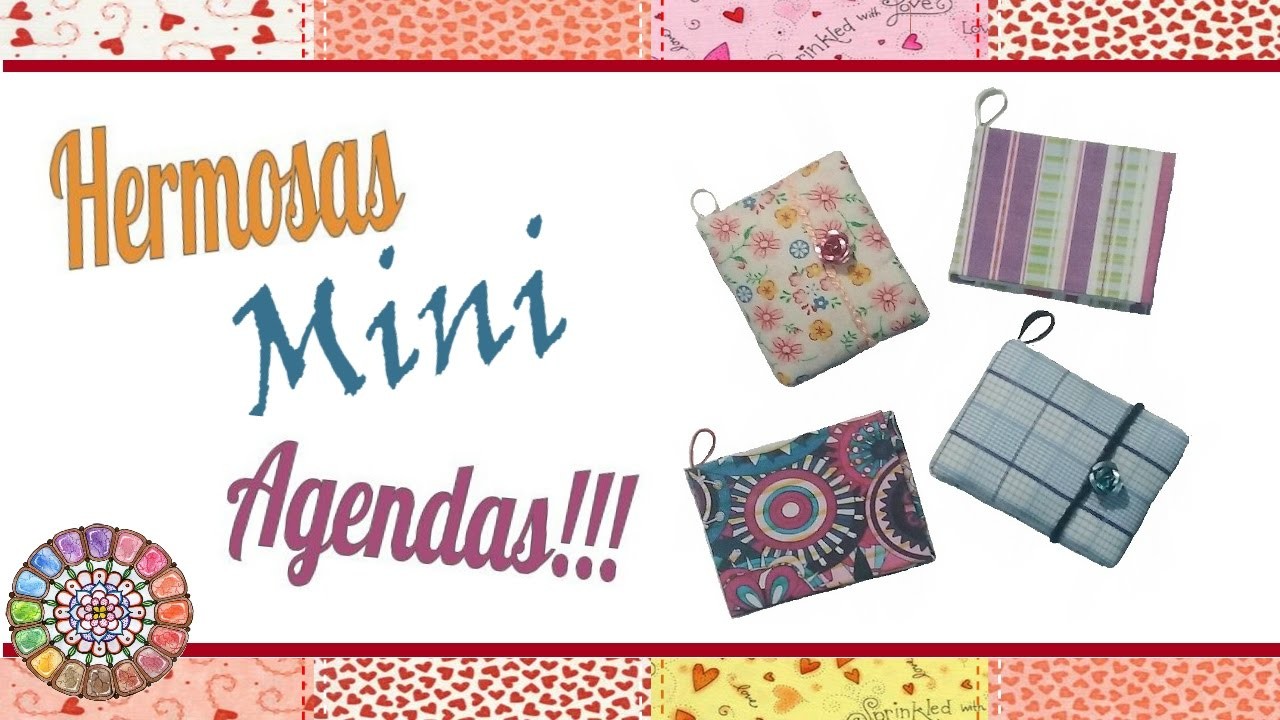DIY ✔ mini agendas para llavero. mini diary for keychain ★♥