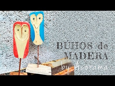 Tutorial DIY - Pareja de búhos