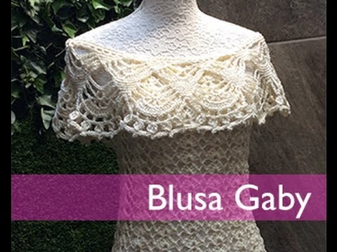 TEJE BLUSA GABY - Crochet Fácil y Rápido - Para Primavera Verano