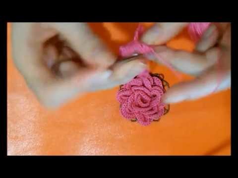 Como hacer flores de crochet o ganchillo