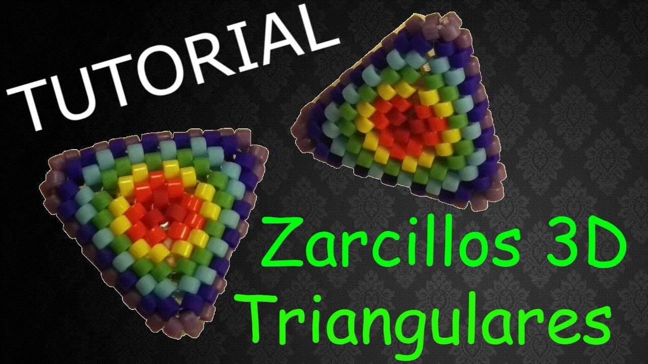 Zarcillo Triangular 3D TUTORIAL Paso a Paso