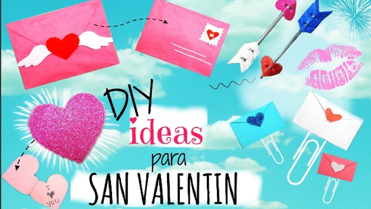 4 Ideas Originales para San Valentin - DIY Regalos y Útiles Escolares