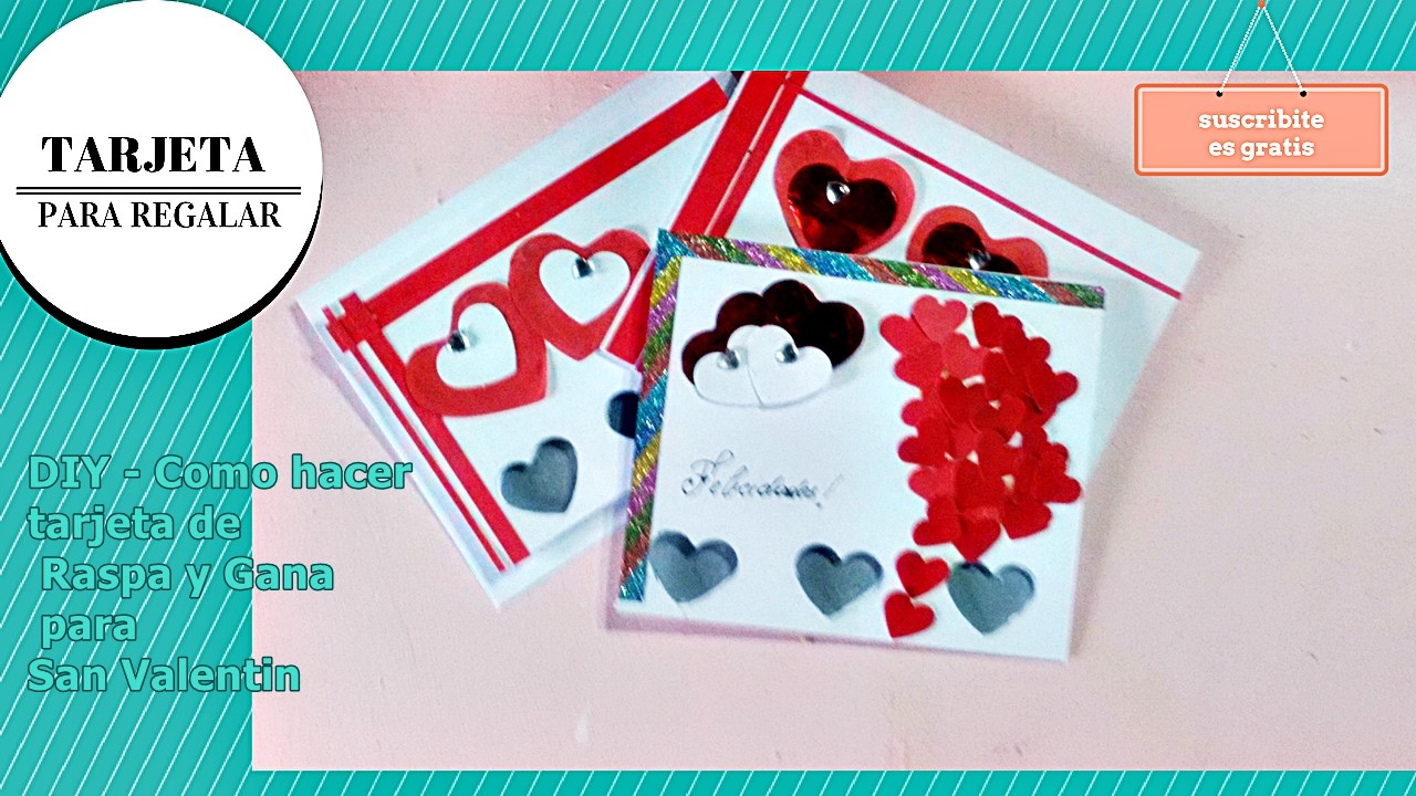 DIY - Como hacer 3  tarjeta de Raspa y Gana para hacer con tus niños