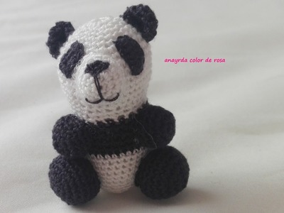 Panda tejido SOLO FOTOS