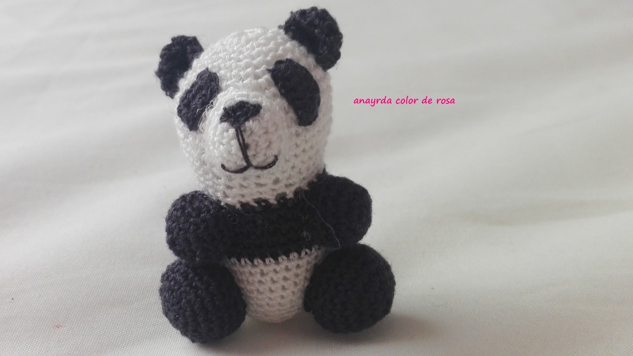Panda tejido SOLO FOTOS