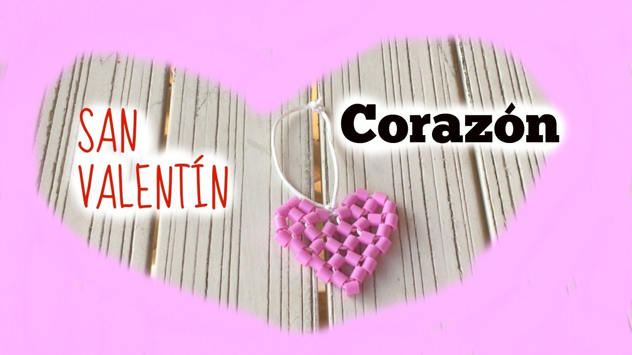 Corazón SAN VALENTÍN ❤️ Hama Beads & Hilo