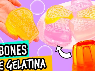 Jabones de Gelatina Caseros | Jabones Divertidos Receta fácil | Jelly Soap DIY - Cat & Beauty ❤