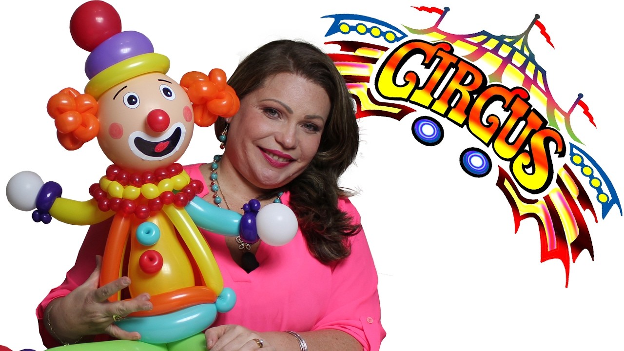 Parte II La Bufanda o Faralado Payasos Circo y Leones DIY. Balloons Clown Circus scarf