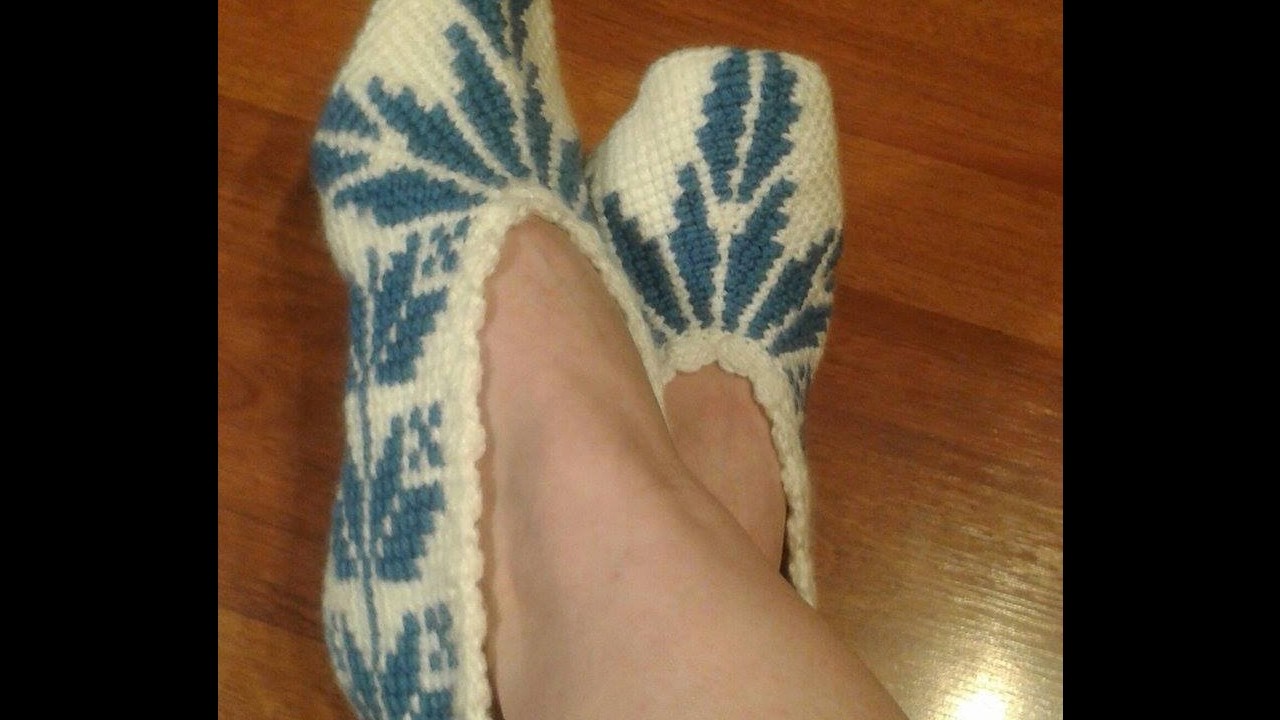 Crochet zapatillas sneakers tunecinas ( with subtitles in several lenguage)