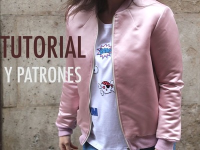 DIY Costura: Como hacer chaqueta bomber para mujer (patrones gratis)