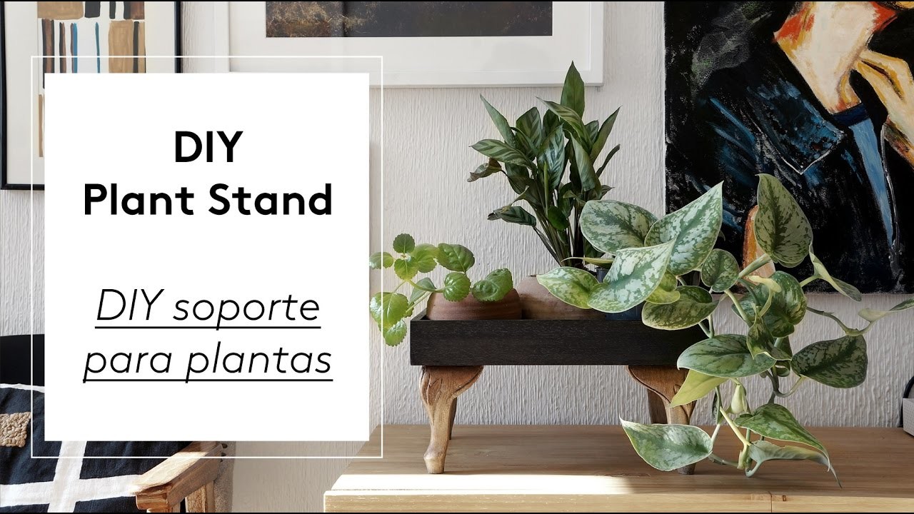 Diy plant stand · Diy soporte para plantas