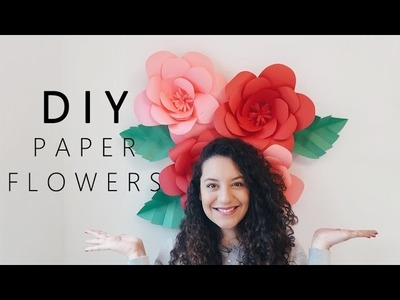 FLORES DE PAPEL | DIY | GIANT PAPER FLOWERS ♥