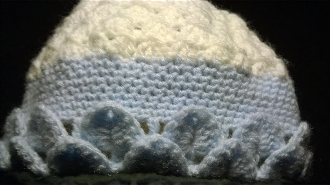 Parte 2 - Ajuar para bebés: Gorrito "casquete" (ganchillo. crochet)
