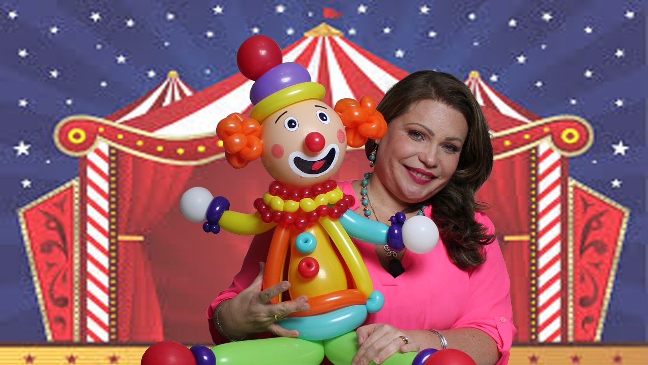 Parte III La Cabeza Payasos Circo y Leones DIY. Balloons Clown Circus The Head