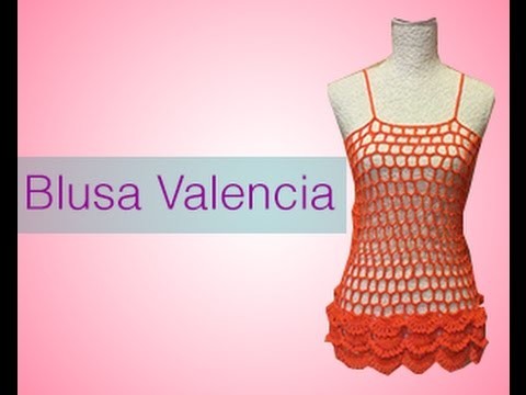 TEJIDA BLUSA VALENCIA - Crochet Fácil y Rápido