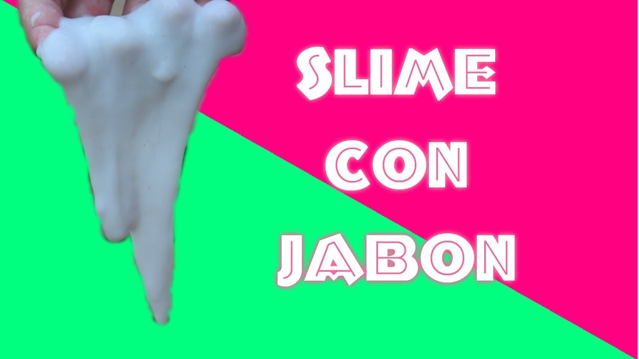 DIY:HAZ SLIME CON JABON!!|Experimentando con slime||Luchi Star YT