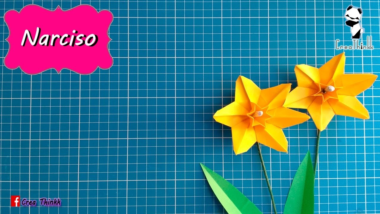 Origami Flor de Narciso