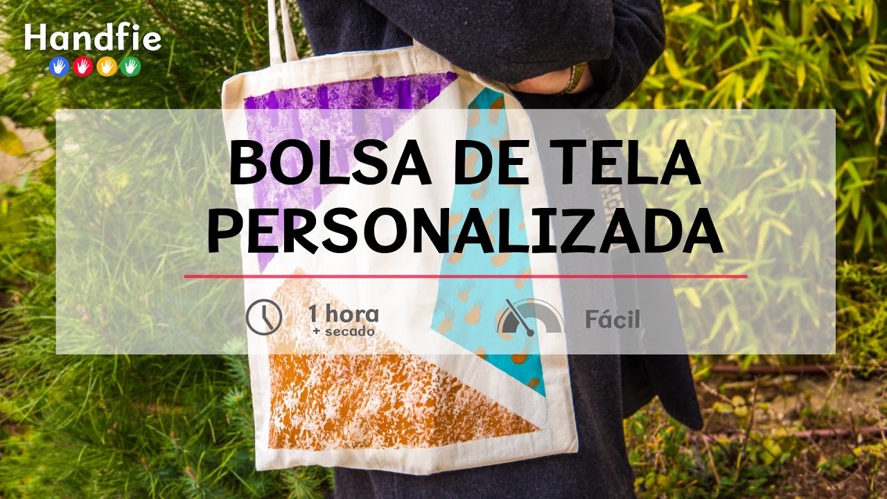 Bolsa de tela personalizada · Handfie DIY