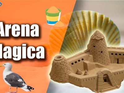 Como hacer arena Magica.DIY kinetic sand!