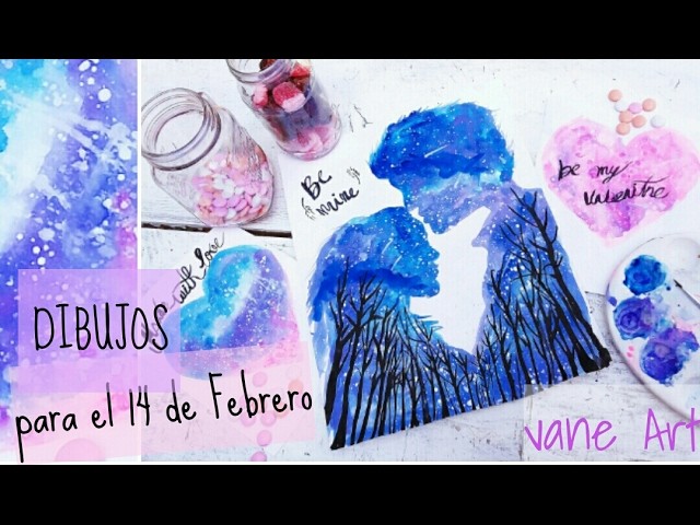 DIBUJOS FACILES PARA EL DIA DEL AMOR Y LA AMISTAD♡SORPRENDE A TU NOVIO+ DRAW VALENTIN'S DAY