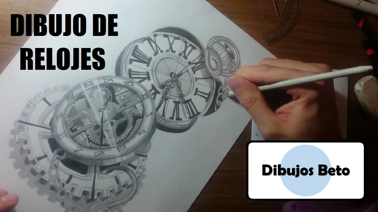 DIBUJOS ORIGINALES [ Speed drawing ] "Dibujo de relojes"