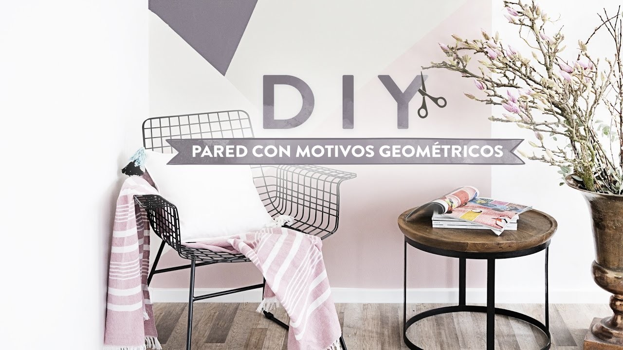 Pasos para pintar la pared con motivos geométricos | DIY Westwing