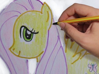 COMO DIBUJAR A FLUTTERSHY DE MY LITTLE PONY: facil paso a paso