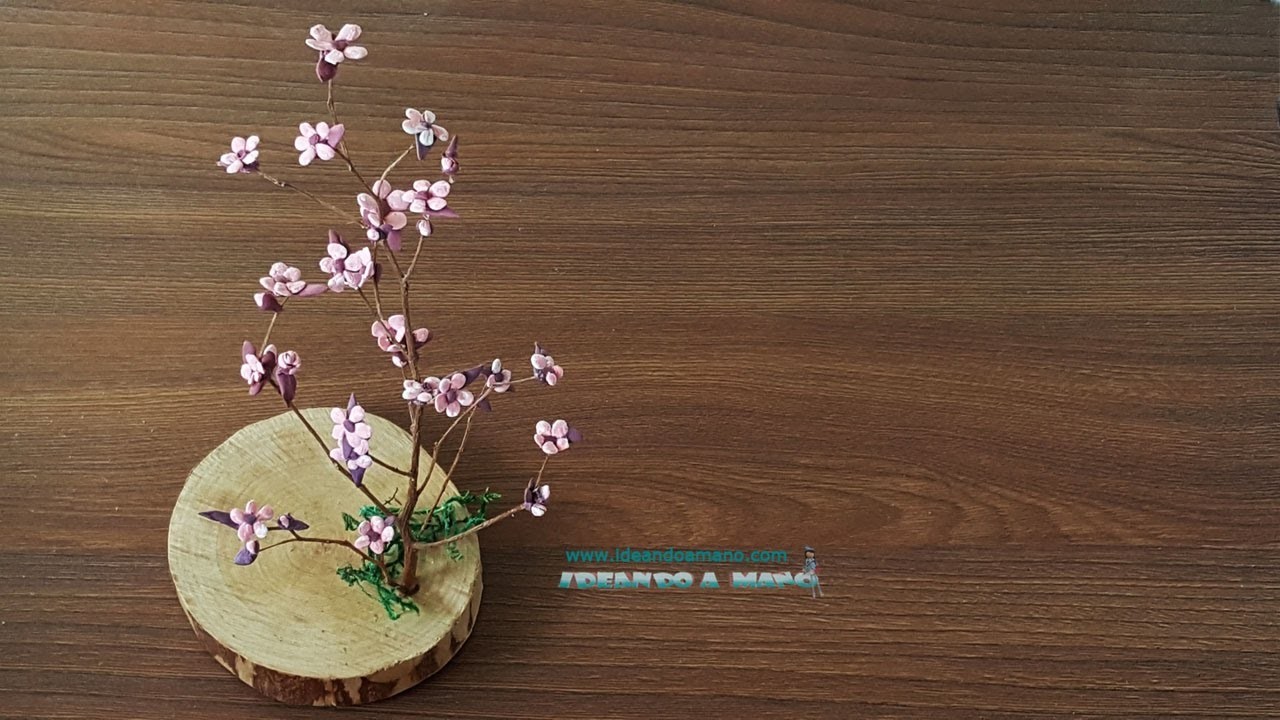 DIY árbol de flor de cerezo fácil