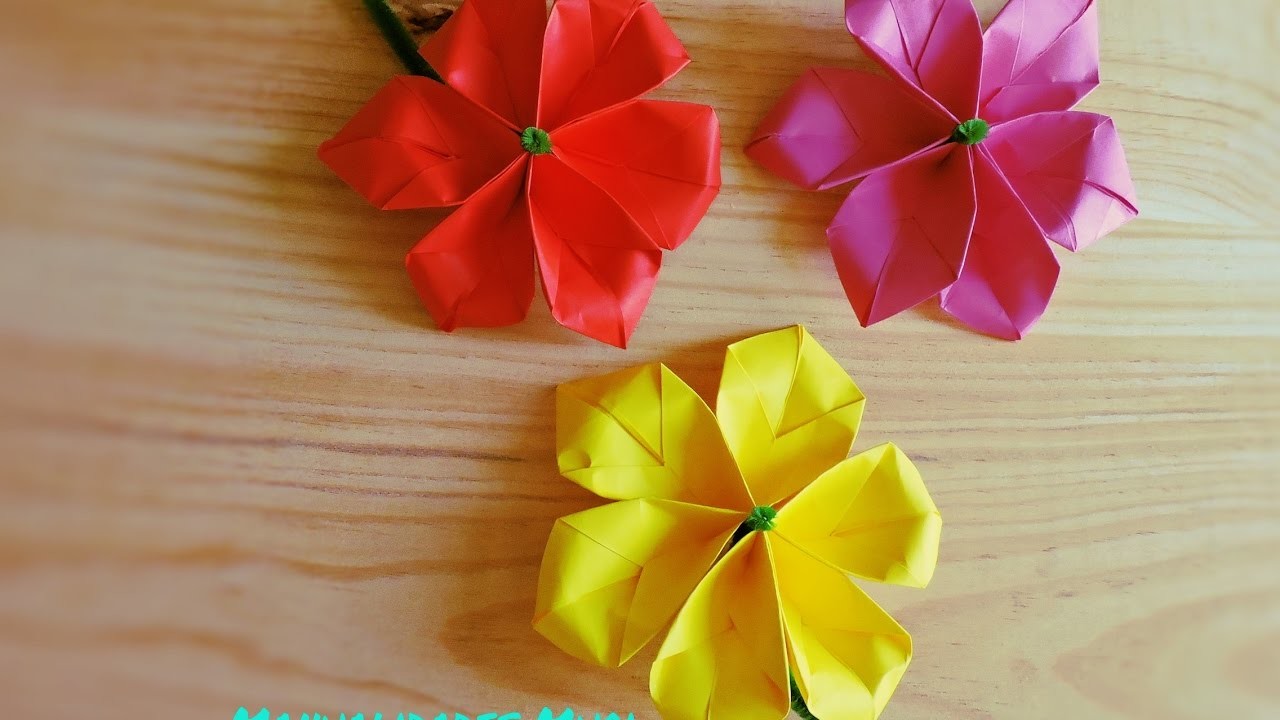 Flores de Papel DIY. Día de la Mujer. Día de la Madre