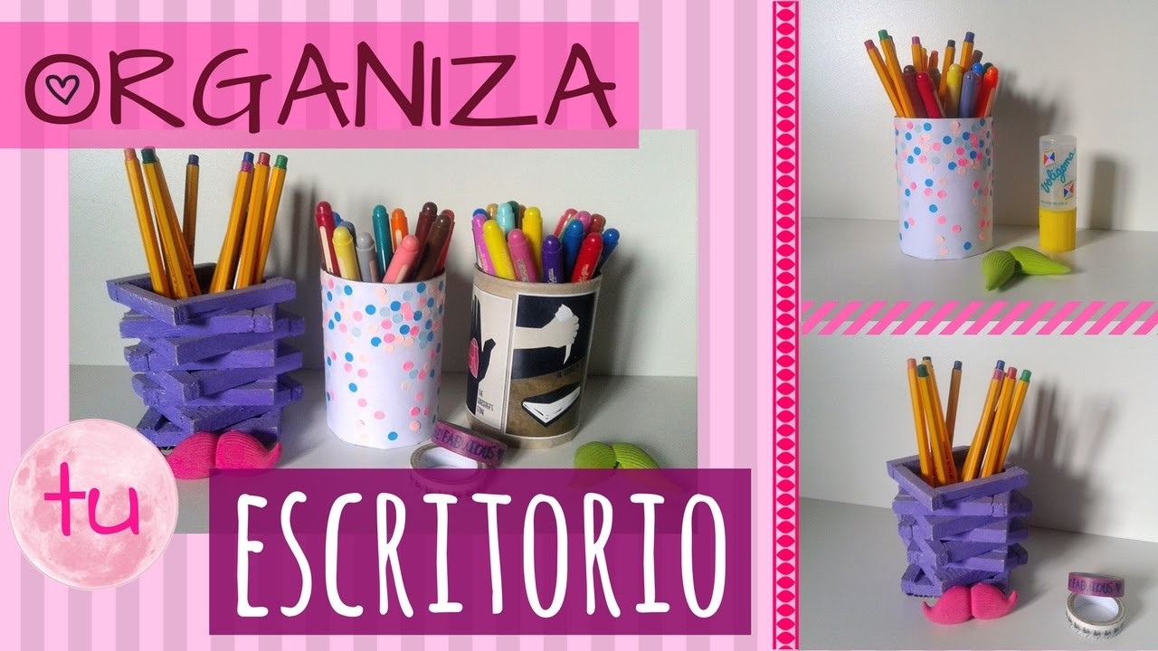 ORGANIZA TUS LÁPICES Y LAPICEROS  (3 ideas)| REGRESO A CLASES || estre art ♡