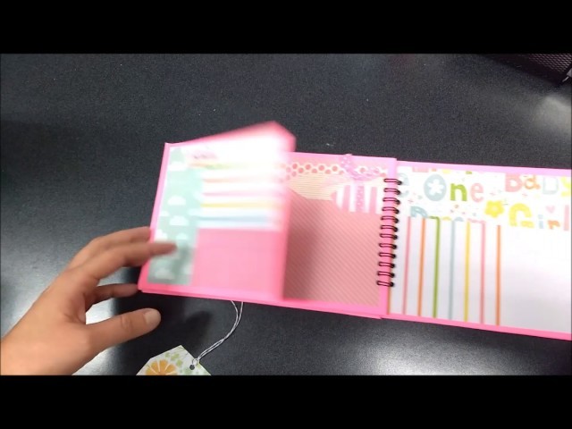 Mini Scrapbook bebe niña