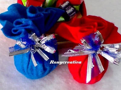 Adornos navideños - esferas con flor de Navidad- decoración navideña con material reciclado