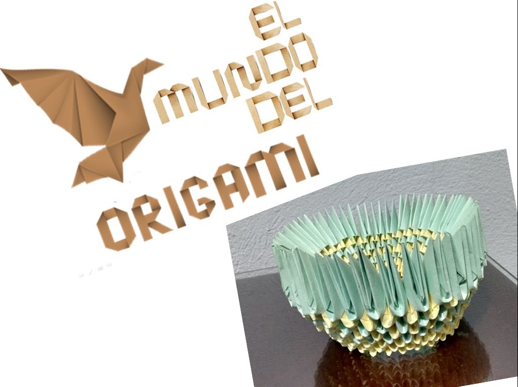 Base Cisne Origami 3D 256 Modulos || Origami Modular