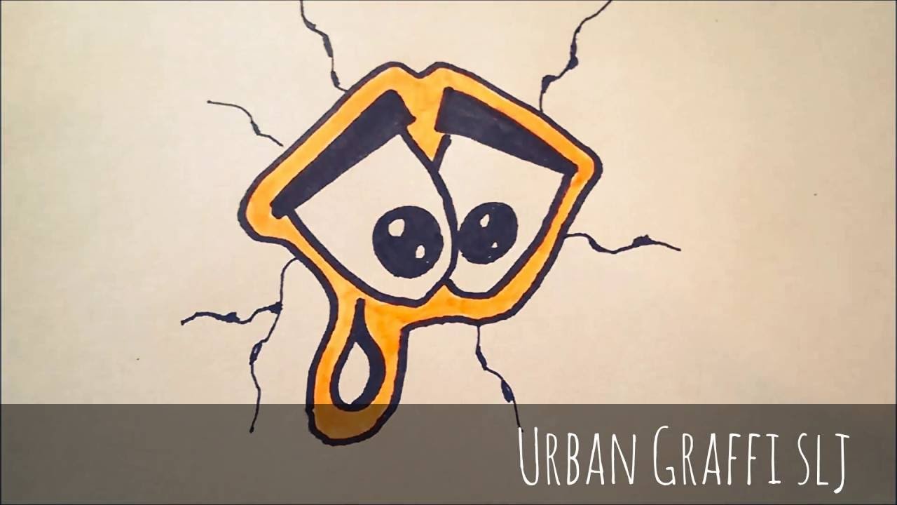 Como dibujos ojos graffiti