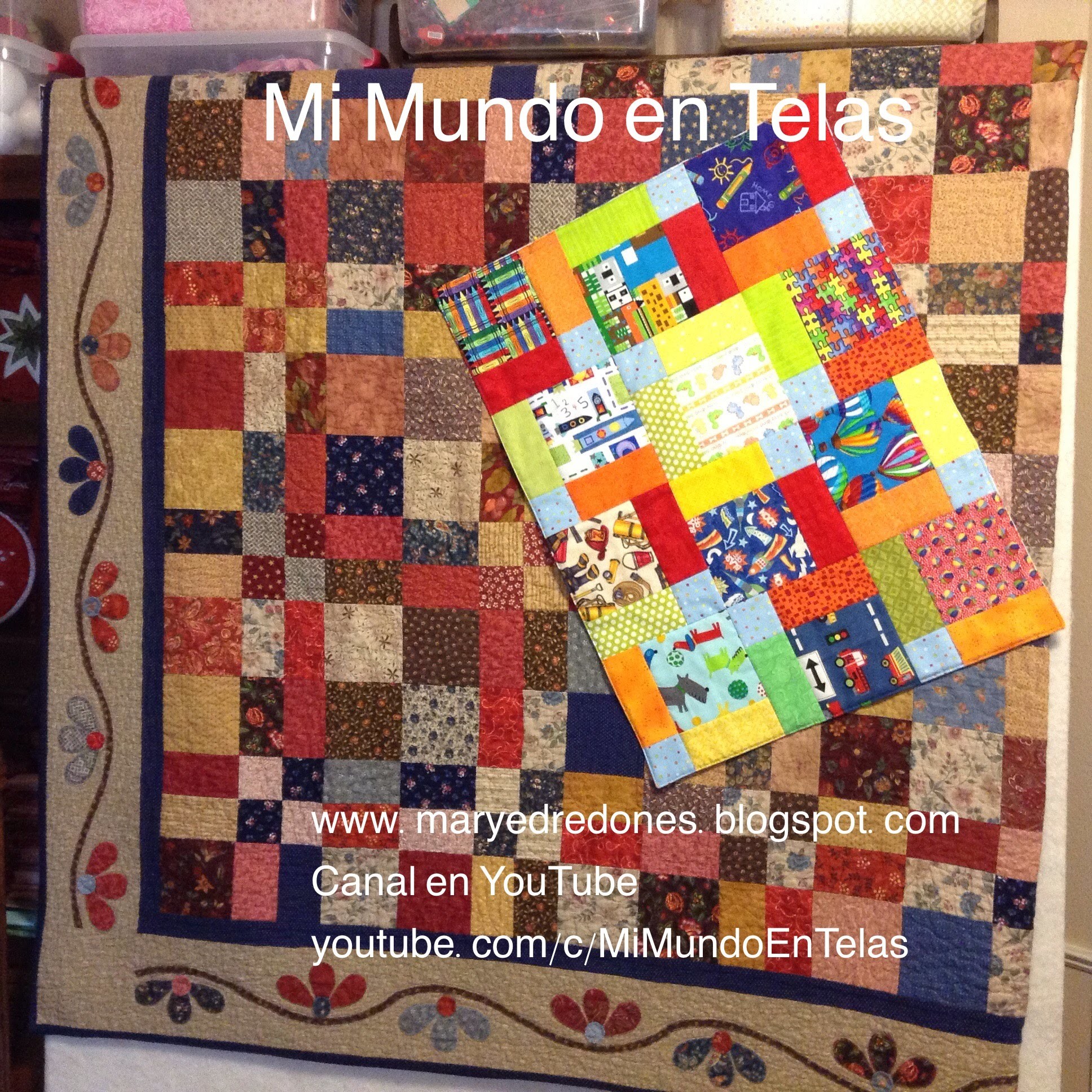 MINI QUILT #2  DESAPARECIENDO 9 PATCH