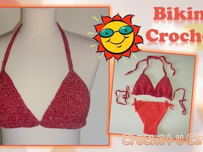 Bikini – vestido de baño a crochet (ganchillo) – Top