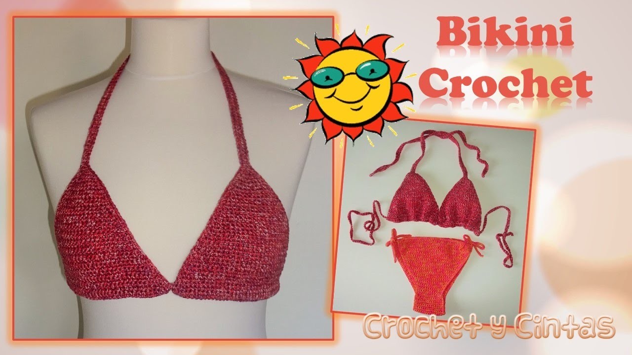 Bikini – vestido de baño a crochet (ganchillo) – Top