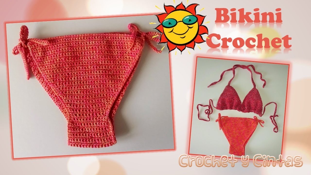 Bikini – vestido de baño a crochet (ganchillo)
