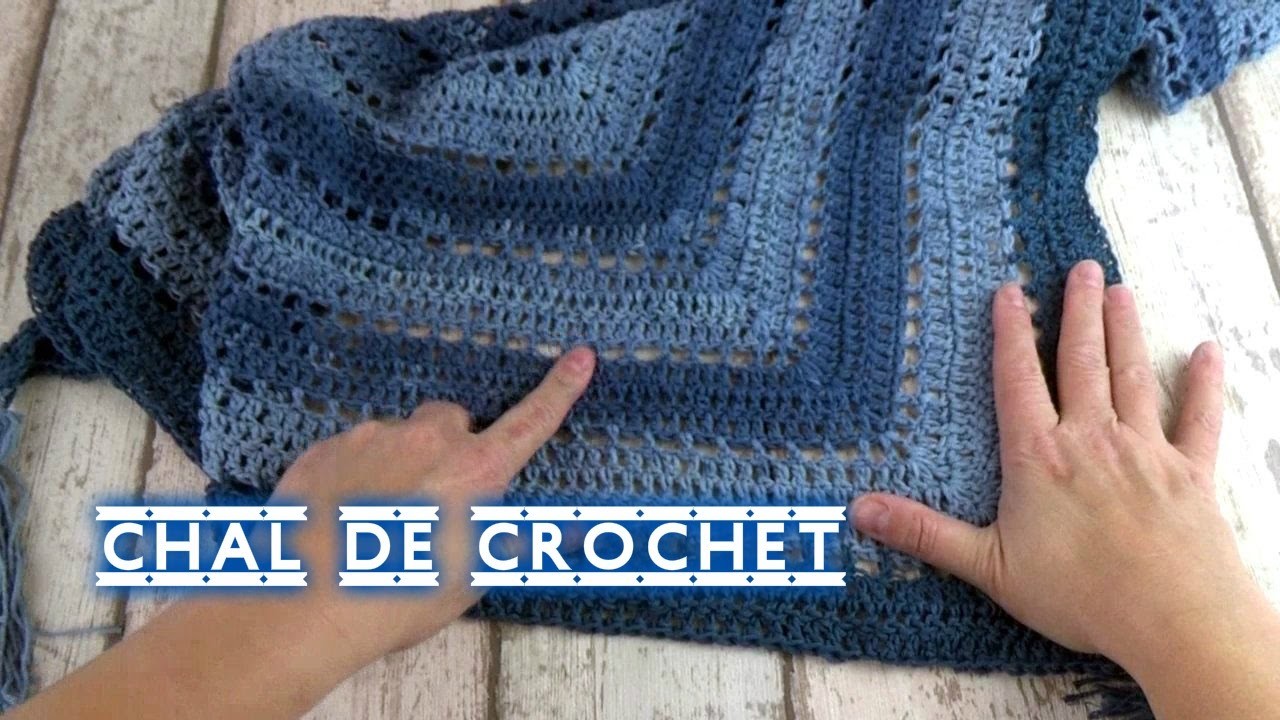 COMO HACER UN CHAL  DE CROCHET TRIANGULAR  FACIL | Crochet shawl