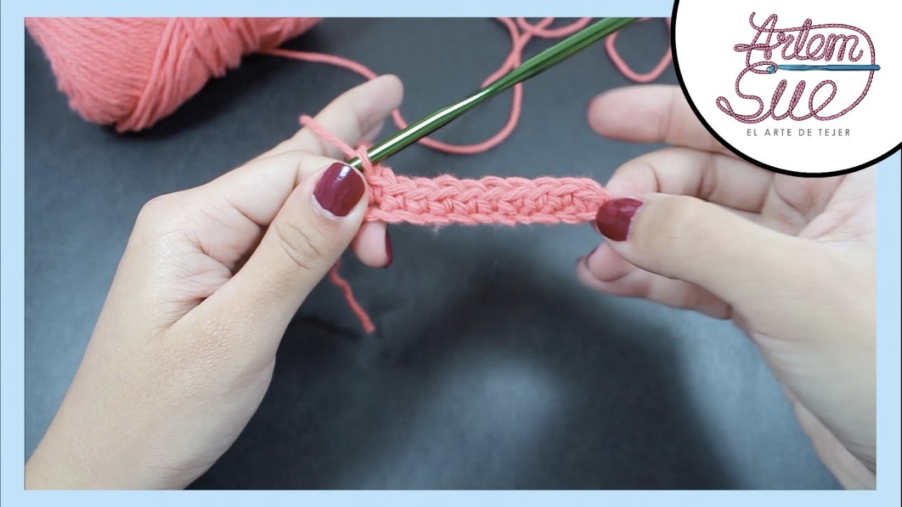Crochet basics: Punto bajo. Single crochet