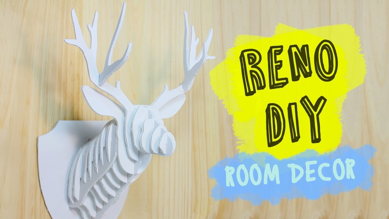 Manualidades fáciles para Decorar | Reno DIY Room Decor