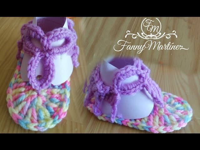 Sandalias de Verano para bebé a Crochet.Gancchillo 3M